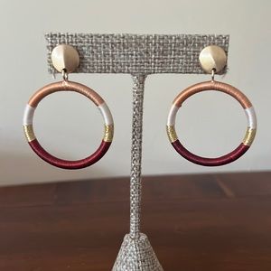 Muilti Color Drop Hoops. 1-3/4”